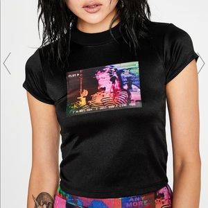 Graphic mini tee